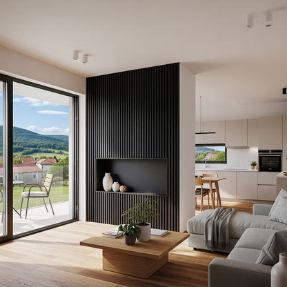 Flexible Akustikpaneele - MillWood (300 cm x 50 cm)